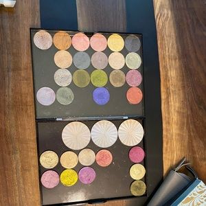 Adept Cosmetics Palette: OFRA highlights, JD glow and shine by SD shadows